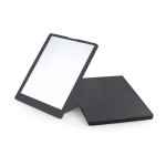 Compact Pocket Size 4.5 Travel Folding Portable Tabletop Makeup Mirror - Black