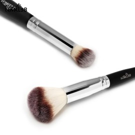 NMKL38 Double Ended Complexion Brush Face Concealer Powder Makeup Brush, Blending Liquid Foundation, Cream Cosmetics - Black Handle, Vegan Brush, Cruelty Free NMKL38 Double Ended Complexion Brush Face Concealer Powder Makeup Brush, Blending Liquid Foundation, Cream Cosmetics - Black Handle, Vegan Brush, Cruelty Free