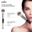NMKL38 Double Ended Complexion Brush Face Concealer Powder Makeup Brush, Blending Liquid Foundation, Cream Cosmetics - Black Handle, Vegan Brush, Cruelty Free