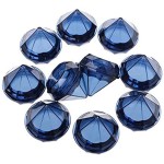 Healthcom 50 Pack 5 Gram5 ML Empty Clear Jars Diamond shaped Plastic Cosmetic Jars Makeup Samples Pot with Lids Trial Case Refillable Cosmetics Cream Box for Lotion Lip Balm Eyeshadow Nails (Royal