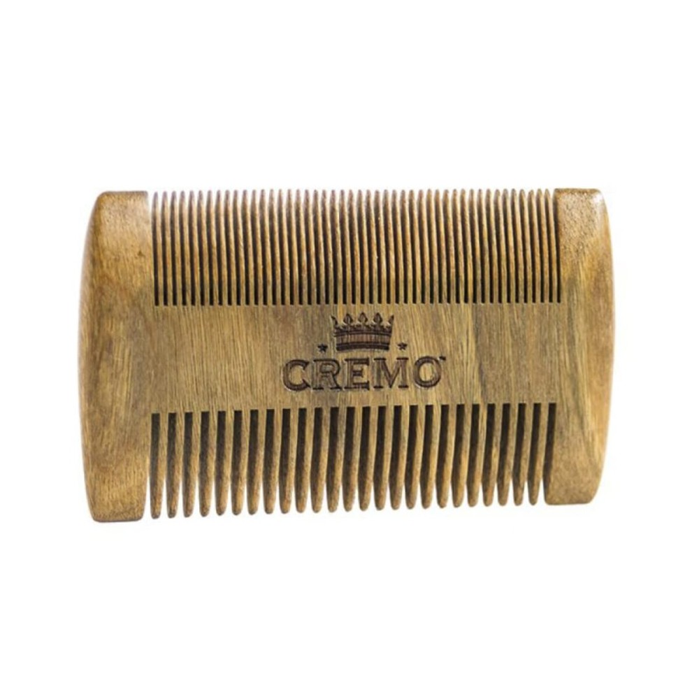 CREMO - Premium Beard Comb For Men | 100% Natural Wood With Woody Fragrance CREMO - Premium Beard Comb For Men | 100% Natural Wood With Woody Fragrance