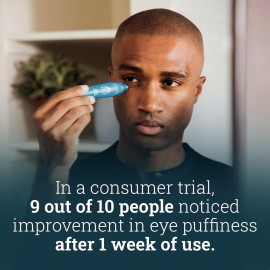 Oars + Alps Wake Up Eye Roller and Eye Depuffer, Dermatologist Tested Skin Care Infused with Caffeine and Aloe Vera, TSA Friendly, 0.5 Oz