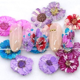 Minejin Nail Art True Dried Flower 3D DIY Real Flower Decoration 6 Colors Minejin Nail Art True Dried Flower 3D DIY Real Flower Decoration 6 Colors