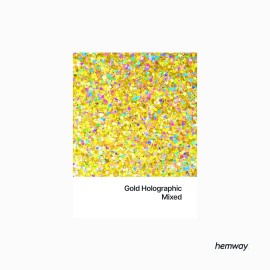 Hemway Gold Holographic Mix Glitter Chunky Multi Purpose Dust Powder Arts & Crafts Decorations Costumes Makeup Cosmetic Face Eye Body Nails Skin Hair Festival 100g Hemway Gold Holographic Mix Glitter Chunky Multi Purpose Dust Powder Arts & Crafts Decorations Costumes Makeup Cosmetic Face Eye Body Nails Skin Hair Festival 100g