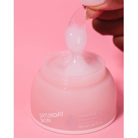 Saturday Skin Face Moisturizer Water Face Cream Natural Oil free Gel Type Cream From Alaska Glacier Water Day & Night Korean Skin Care Cream Soothing Hydrating Facial Moistrurizer (1.69 Fl. Oz. 50ml)