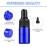 50 Pack 3 ml Cobalt Blue Glass Dropper Bottles,Empty Eye Dropper Sample Vials with Black Eye Dropper Caps for Fragrance,Essential Oil,Perfume,Cosmetic Liquid Lotion Container-2 Transfer Dropper Free