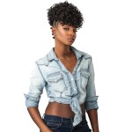 Sensationnel Curls Kinksandco Ponytails - The Show Stopper Instant Weavedrawstring Pony Updo for Natural 3C to 4C Hair Textures (T1B/30)