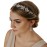 SWEETV Silver Rhinestone Wedding Headband Tiara Crystal Headpiece Bridal Hair Accessories for Bride Women