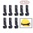 Helmet Clips for Headlamp,Headlight Hook on Narrow-Edged Hardhat Safety Cap(8pack)