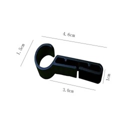 Helmet Clips for Headlamp,Headlight Hook on Narrow-Edged Hardhat Safety Cap(8pack)