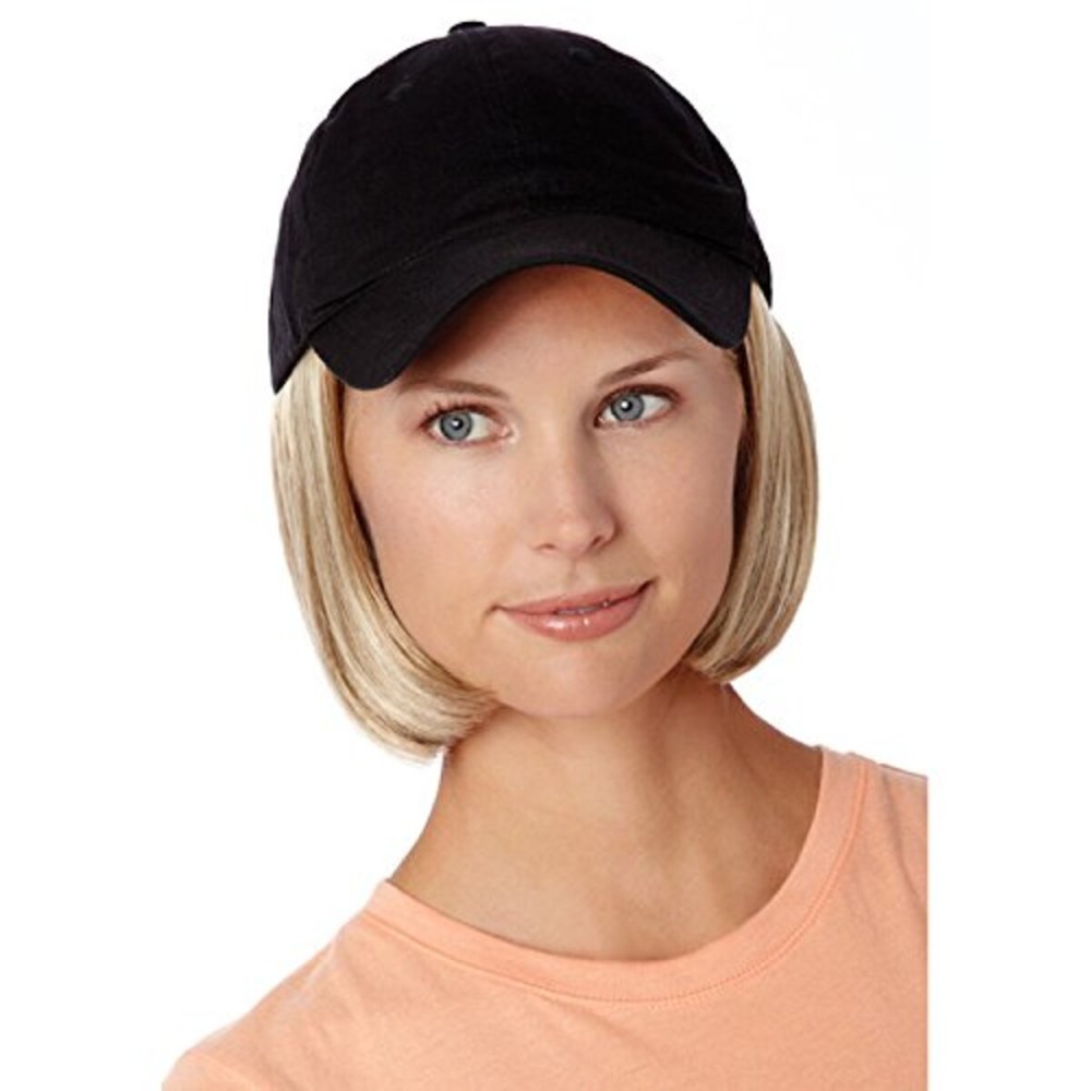 Henry Margu (Shorty Hat Black - Synthetic Baseball Cap Wig in 12H
