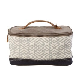 Myra Bag X Design Upcycled Canvas Shaving Kit Bag S-1195