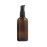1PC Empty Upscale Amber Glass Pump Press Bottles Vial Tube Containers Pot For Face Cream Makeup Facial Cleanser Toiletries Toner Liquid Cosmetics Shampoo Lotion Emulsion (100ML / 3.4oz)