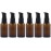 1PC Empty Upscale Amber Glass Pump Press Bottles Vial Tube Containers Pot For Face Cream Makeup Facial Cleanser Toiletries Toner Liquid Cosmetics Shampoo Lotion Emulsion (100ML / 3.4oz)