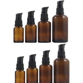 1PC Empty Upscale Amber Glass Pump Press Bottles Vial Tube Containers Pot For Face Cream Makeup Facial Cleanser Toiletries Toner Liquid Cosmetics Shampoo Lotion Emulsion (100ML / 3.4oz) 1PC Empty Upscale Amber Glass Pump Press Bottles Vial Tube Containers Pot For Face Cream Makeup Facial Cleanser Toiletries Toner Liquid Cosmetics Shampoo Lotion Emulsion (100ML / 3.4oz)