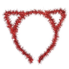 Lux Accessories Red Cute Cat Ears Christmas Holiday For Girls Fashion Headbands