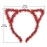 Lux Accessories Red Cute Cat Ears Christmas Holiday For Girls Fashion Headbands