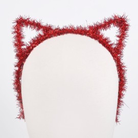 Lux Accessories Red Cute Cat Ears Christmas Holiday For Girls Fashion Headbands