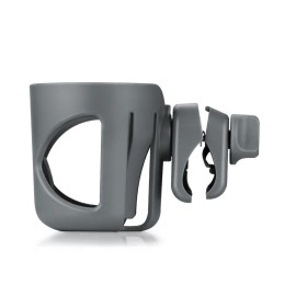Accmor Universal Cup Holder, Stroller Cup Holder, 360 Rotatable Large Caliber Designed Bottle Holder for Stroller, Bike, Wheelchair, Walker, Scooter, Grey
