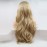xiweiya Ombre Blonde 13x3 Lace Front Wig with Dark Roots Long Body Wave Golden Blonde Wig Side Part Natural Hairline 180% Denstiy Hair Heat Resistant Fiber for Women Drag Queen 24inch