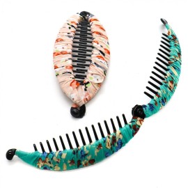 Buorsa 6 Pcs Fashion Banana Hair Clips Hair Clincher Hair Claws Jaw Clips for Women and Girls Buorsa 6 Pcs Fashion Banana Hair Clips Hair Clincher Hair Claws Jaw Clips for Women and Girls