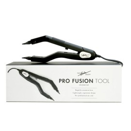 Pro Fusion Tool by The Hair Shop - Keratin Melting Connector Machine for Hair Extensions, Matte Black Ergonomic Patented Design - Professional Salon Heat Tool for Keratip