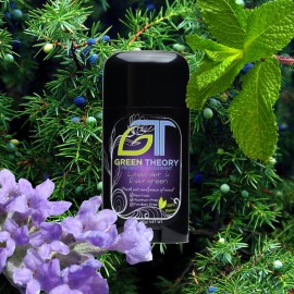 Green Theory Lavender & Evergreen Natural Deodorant - Probiotic, Aluminum-Free - 2.65 Ounce Solid