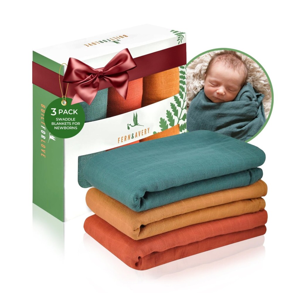Fern & Avery Swaddle Blankets - Forest Theme
