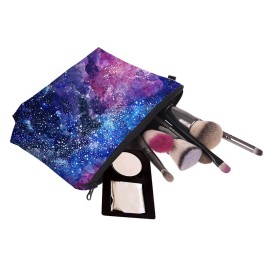 HAPPYLIVE SHOPPING Makeup Toiletry Cosmetic Travel Carry Bag Zippered Luggage Pouch Multifunction Make-up Bag Holder Organizer Pouch Gift For Adult Women Men (Cool Starry Sky) HAPPYLIVE SHOPPING Makeup Toiletry Cosmetic Travel Carry Bag Zippered Luggage Pouch Multifunction Make-up Bag Holder Organizer Pouch Gift For Adult Women Men (Cool Starry Sky)