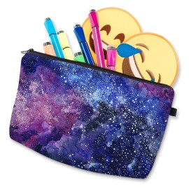 HAPPYLIVE SHOPPING Makeup Toiletry Cosmetic Travel Carry Bag Zippered Luggage Pouch Multifunction Make-up Bag Holder Organizer Pouch Gift For Adult Women Men (Cool Starry Sky) HAPPYLIVE SHOPPING Makeup Toiletry Cosmetic Travel Carry Bag Zippered Luggage Pouch Multifunction Make-up Bag Holder Organizer Pouch Gift For Adult Women Men (Cool Starry Sky)