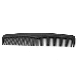 Shapenty 7 Inch Classic Black Plastic Hair Comb Pocket Mens Beard Mustache Comb Bulk for Hairdressing Grooming and Styling, 6PCS
