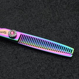 6 Professional Hairdressing Scissors Set, Hair Clipper/Household Stainless Steel Hair Clipper (6 Color Set) 6 Professional Hairdressing Scissors Set, Hair Clipper/Household Stainless Steel Hair Clipper (6 Color Set)