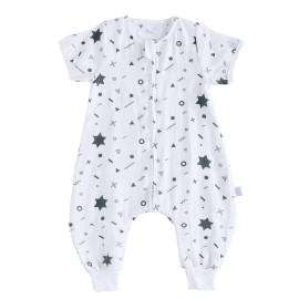 Sincere Muslin Original Cotton Baby boy Girl Sleep Sack with Sleeves Grown Sleep Bag Summer Wearable Blankets 3-4Ymonths Star/L