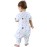 Sincere Muslin Original Cotton Baby boy Girl Sleep Sack with Sleeves Grown Sleep Bag Summer Wearable Blankets 3-4Ymonths Star/L
