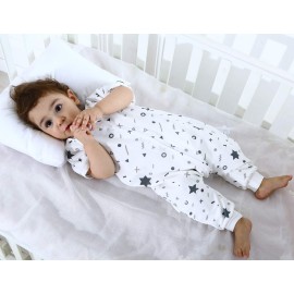 Sincere Muslin Original Cotton Baby boy Girl Sleep Sack with Sleeves Grown Sleep Bag Summer Wearable Blankets 3-4Ymonths Star/L