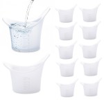 FOYARA Eye Bath Silicone Eye Wash Cup Set of 12 for Refresh and Clean Tired Eyes