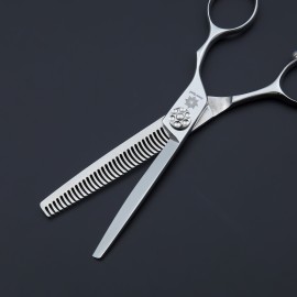 6.0 inch Professional Double teeth Barber Hair Thinning Scissor/Shear Hairdressing Blending Tools Perfect for Hair Stylist or Home Use (C-6.0 inch-European Style) 6.0 inch Professional Double teeth Barber Hair Thinning Scissor/Shear Hairdressing Blending Tools Perfect for Hair Stylist or Home Use (C-6.0 inch-European Style)