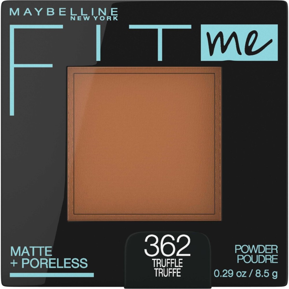Maybelline Fit Me Matte + Poreless Pressed Face Powder Makeup & Setting Powder, Truffle, 1 Count Maybelline Fit Me Matte + Poreless Pressed Face Powder Makeup & Setting Powder, Truffle, 1 Count