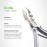 NGHIA Cuticle Nipper - D-04 JAW 16 | Stainless Steel | Durable and Sharp | Ergonomic Design | Grey Plated | Ideal for Salons and Home Use