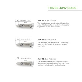 NGHIA Cuticle Nipper - D-04 JAW 16 | Stainless Steel | Durable and Sharp | Ergonomic Design | Grey Plated | Ideal for Salons and Home Use