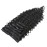 FASHION LINE Synthetic Curly Clip in Hair Extensions Double Weft Full Head Deep Wave Hair Pieces Heat Resistance Thick Deep Wave Clip In 7 Pieces(24inches, 1B Natural Black)