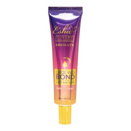 Esha Absolute Lace Wig Bond - Invisible Wig Bonding Glue: Water and Oil-Resistant, Non-Toxic Formula for a Gentle, Secure Hold Esha Absolute Lace Wig Bond - Invisible Wig Bonding Glue: Water and Oil-Resistant, Non-Toxic Formula for a Gentle, Secure Hold