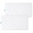 Waterproof Crib Mattress Protector 2 Pack Fitted Crib Sheets Cover Toddler Bed Mattress Pad Protector for Boys Girls, Skin-Friendly & 100% Absorbent Machine Wash