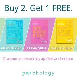 Patchology Moodmask Just Let It Glow Face Sheet Mask for Women & Men - Hydrating Facial Sheet Mask for Scarring, Clear & Healthy Skin w/Pear Fruit, Seaberry Extract & Niacinamide - Vegan (1 Count) Patchology Moodmask Just Let It Glow Face Sheet Mask for Women & Men - Hydrating Facial Sheet Mask for Scarring, Clear & Healthy Skin w/Pear Fruit, Seaberry Extract & Niacinamide - Vegan (1 Count)
