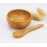 ericotry Eco Bamboo Mixing Bowl - Cute Small Facial Skin Care Mixing Bowl DIY Homemade Mini Cosmetic Tool Sets