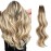 ABH AmazingBeauty Hair Semi-permanent Pre-taped Double Sided Highlight Blonde Tape in Extensions Real Human Hair 20 Inch Ash Brown to Beach Blonde with Dark Brown Root R3-8-613