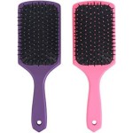 Mantello Detangling Paddle Brush for Curly and Thick Hair (2 PACK)