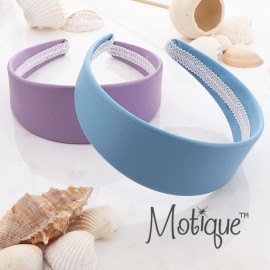 Motique Accessories Lavender 2 Inch Wide Leather Like Headband Solid Hair band Motique Accessories Lavender 2 Inch Wide Leather Like Headband Solid Hair band