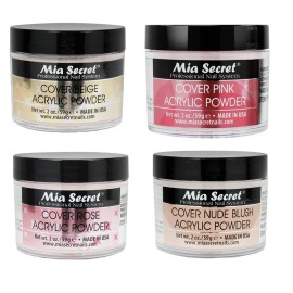 Mia Secret Cover Acrylic Powder 4 Pc Set - 2 oz Beige/Nude/Pink/Rose