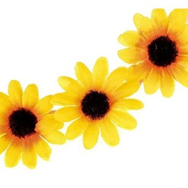 3PCS Fashion Sunflower Headband Hair Crown Wreath Headpiece Hair Band Tool Tie Wrap Wreath For Bridal Beach Scenery Festivals Girls Lady Seaside Holiday(Yellow) 3PCS Fashion Sunflower Headband Hair Crown Wreath Headpiece Hair Band Tool Tie Wrap Wreath For Bridal Beach Scenery Festivals Girls Lady Seaside Holiday(Yellow)